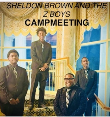 Campmeeting single artwork: Sheldon Brown and the Z Boys in suits
